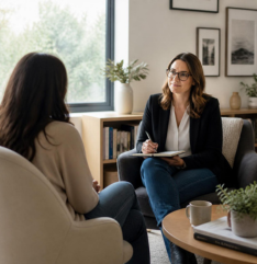Individual therapy counseling session